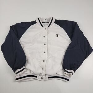 Vtg 90’s Nike Challenge Court Tennis Button Up Jacket Youth Medium‎ Mens Small